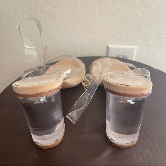 RAYE Alta Clear Lucite Heels Size 8 - Picture 8 of 9